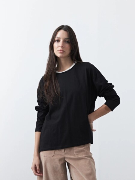 T-SHIRT D.CASSIN ZACK NEGRO
