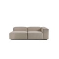 Sillón Nicole Esquinero Doble Derecho Gris