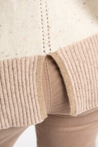 Sweater Lana Color Block Vison