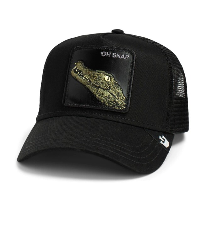 Gorra Goorin Bros Trucker Baseball - The Oh Snap Alligator Negro