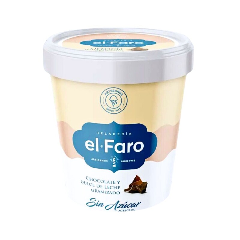 Helado El Faro Chocolate y DDL Gr DIET - 1,1 lt Helado El Faro Chocolate y DDL Gr DIET - 1,1 lt