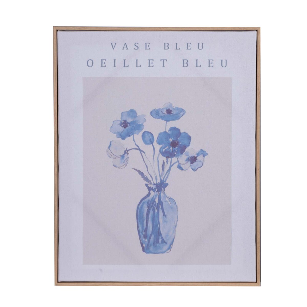 CUADRO 40X50CM - PAPEL AZUL BLEU I 