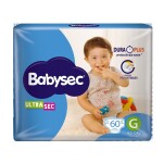 BABYSEC ULTRA JUMBO GRANDE PAQ. X 60 UNI única