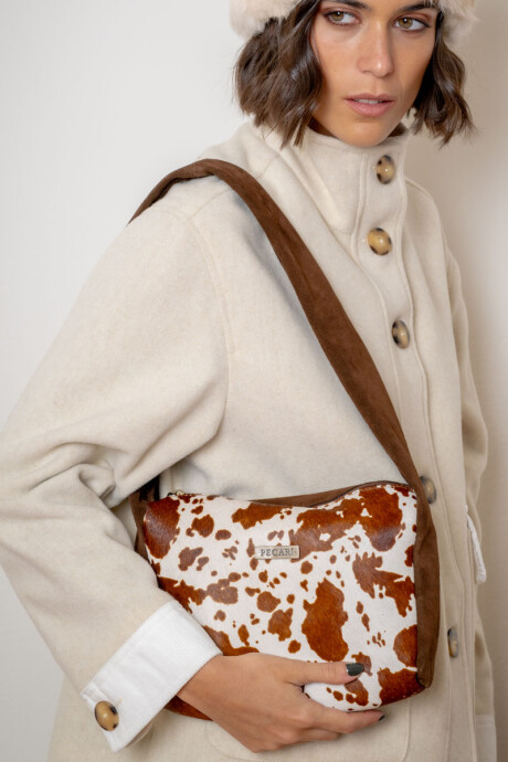Cartera bohemia Pelo vaca