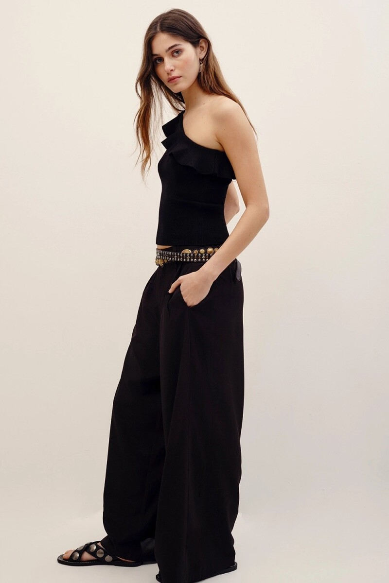 PANTALON SENDAI WIDE Negro