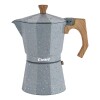 Cafetera Expresso Cuori Latte tipo italiana 6 tazas Gris