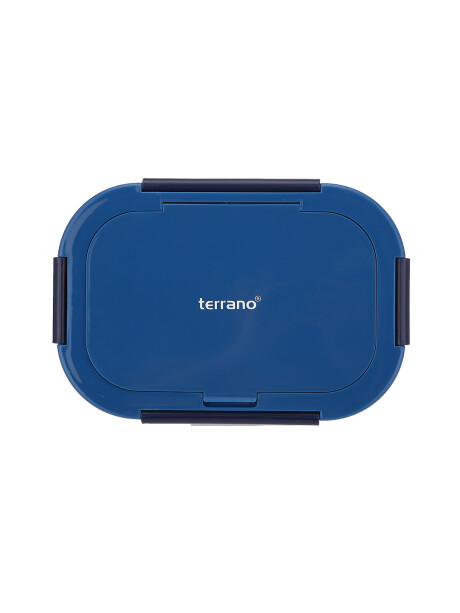 Lunchbox Con Cubiertos Kids Azul