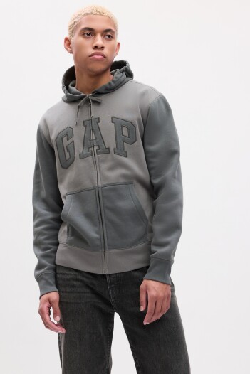 Canguro Con Cierre Logo Gap Colorblock Hombre New Shadow