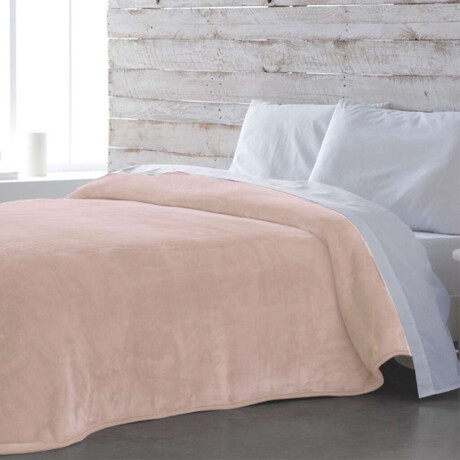 Frazada Flannel 2 Plazas Home Class 200 x 240 cm Coral