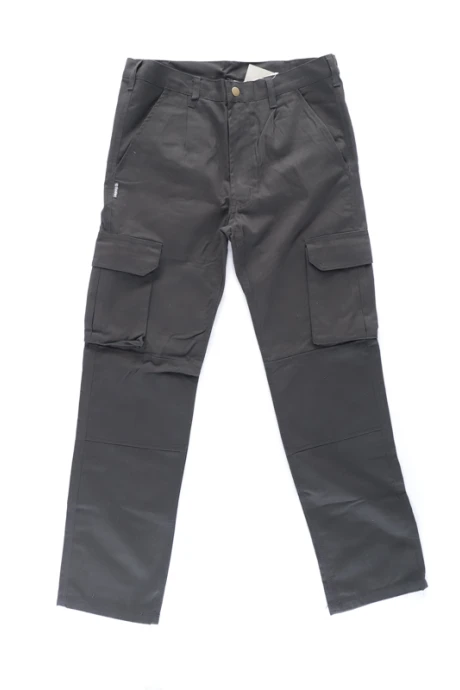 Pantalón brin cargo Negro