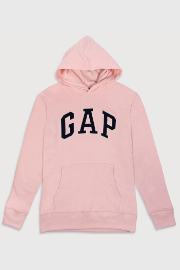 Canguro Sin Felpa Logo Gap Hombre Misty Rose
