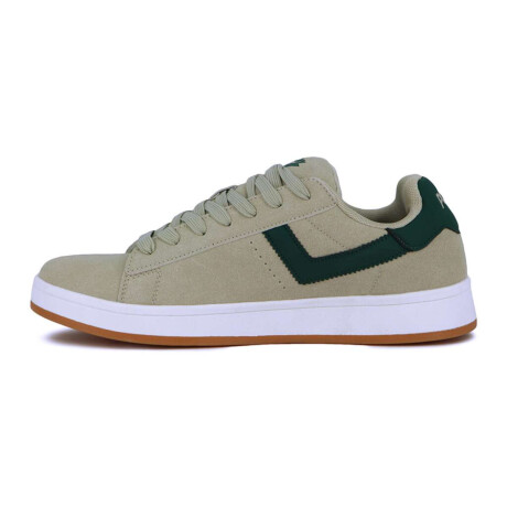 Pony Calzado Lifestyle Square Gamuza Hombre Beige-Verde