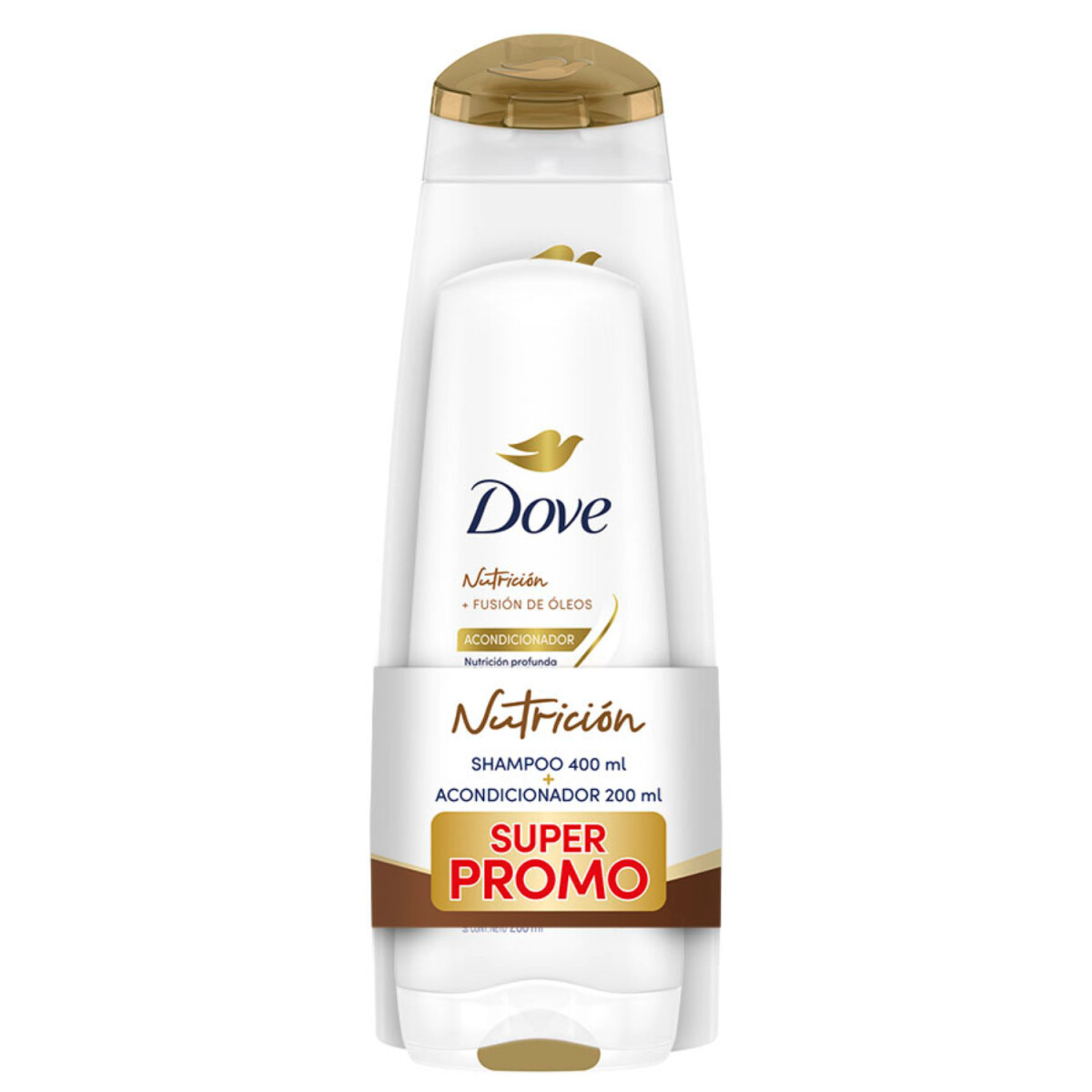 Pack Shampoo Y Acondicionador Dove Oleo Y Nutrición 400ml + 200ml 