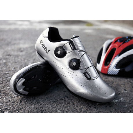 Zapatilla de Ciclismo Ruta o Mtb Talle 42 Color: Gris 001