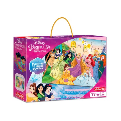 Puzzle de piso Didacta 35 piezas Disney Princesas Puzzle de piso Didacta 35 piezas Disney Princesas