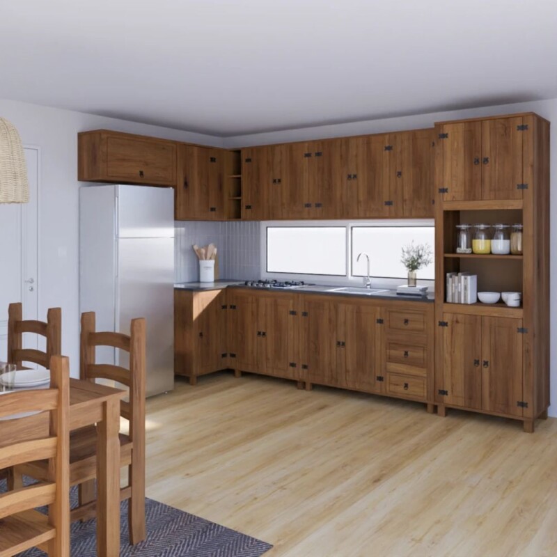 Bajo mesada 2 puertas - Linea Mexicana Natural Bajo mesada 2 puertas - Linea Mexicana Natural