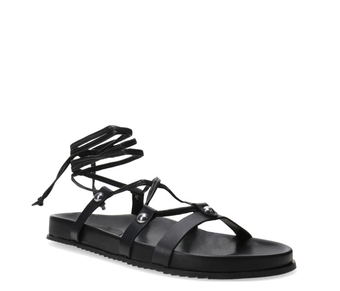 Sandalias de Mujer Miss Carol con Tiras al Tobillo Negro