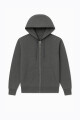 Campera con capucha y bolsillo GRIS