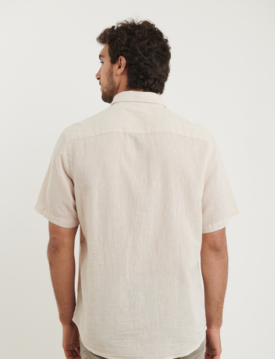 012265 CAMISA HARRINGTON LABEL Natural