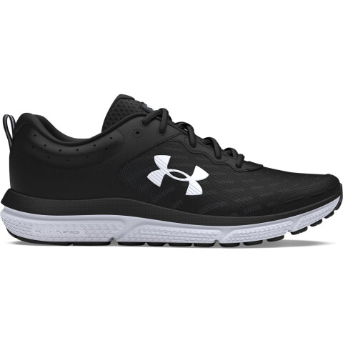 UA W Charged Assert 10-WHT BLK-001