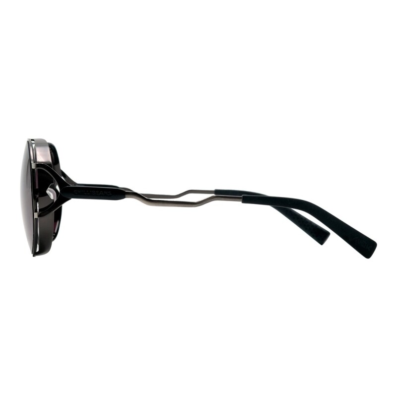 Lentes de Sol Chilli Beans Alok Nature Tech Negro - Plateado