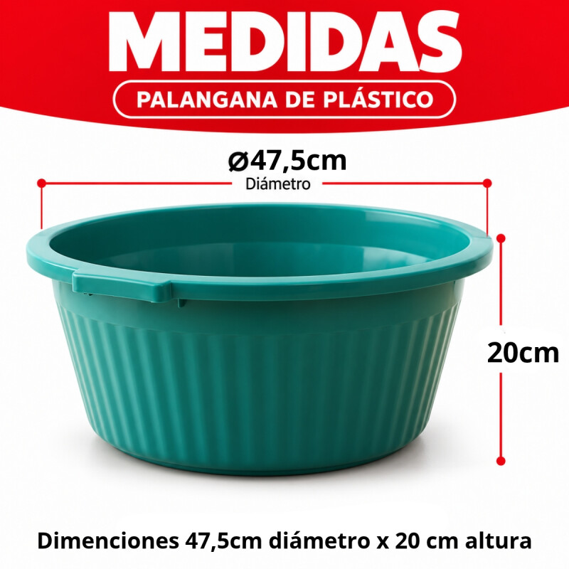 Latón palangana de 32 litros COLORES SURTIDOS