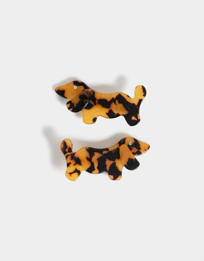 Piquitos Animalito Set De Piquitos Perros Salchicha - Marron Carey