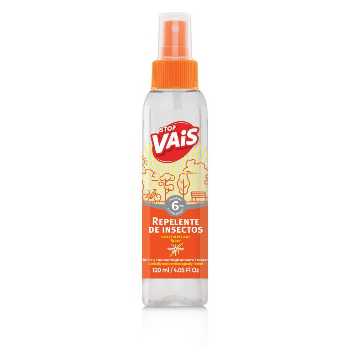 VAIS REPELENTE MOSQ. SPRAY STOP FR. X 12 única