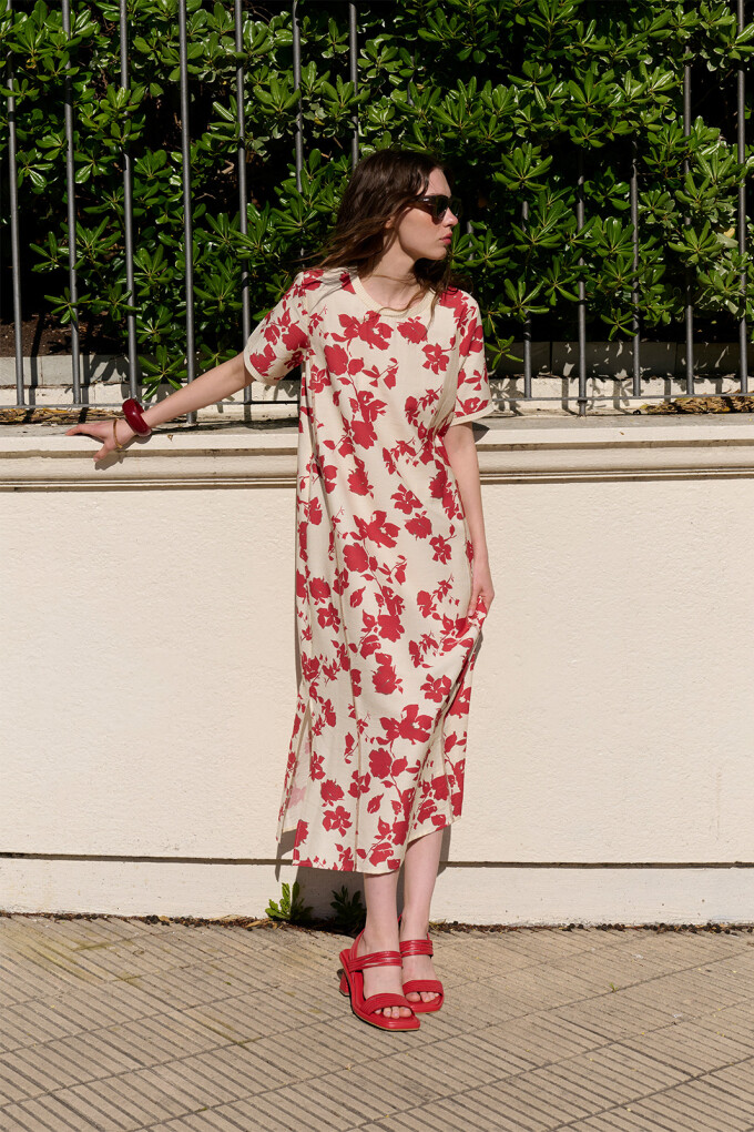 VESTIDO RAFA ROJO