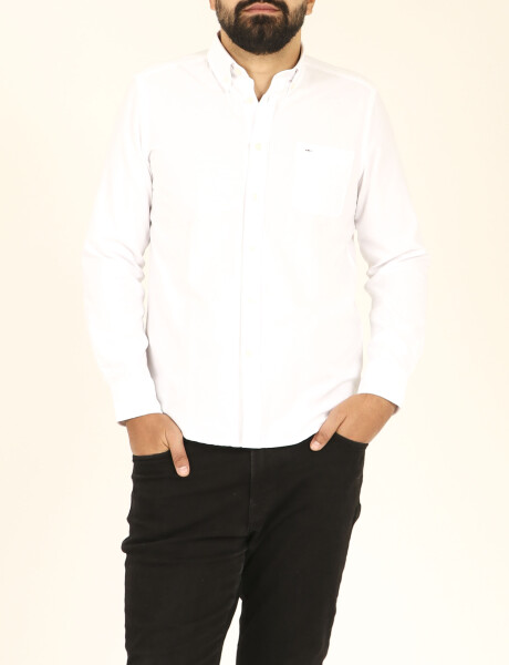 Camisa Oxford Harrington Label Blanco