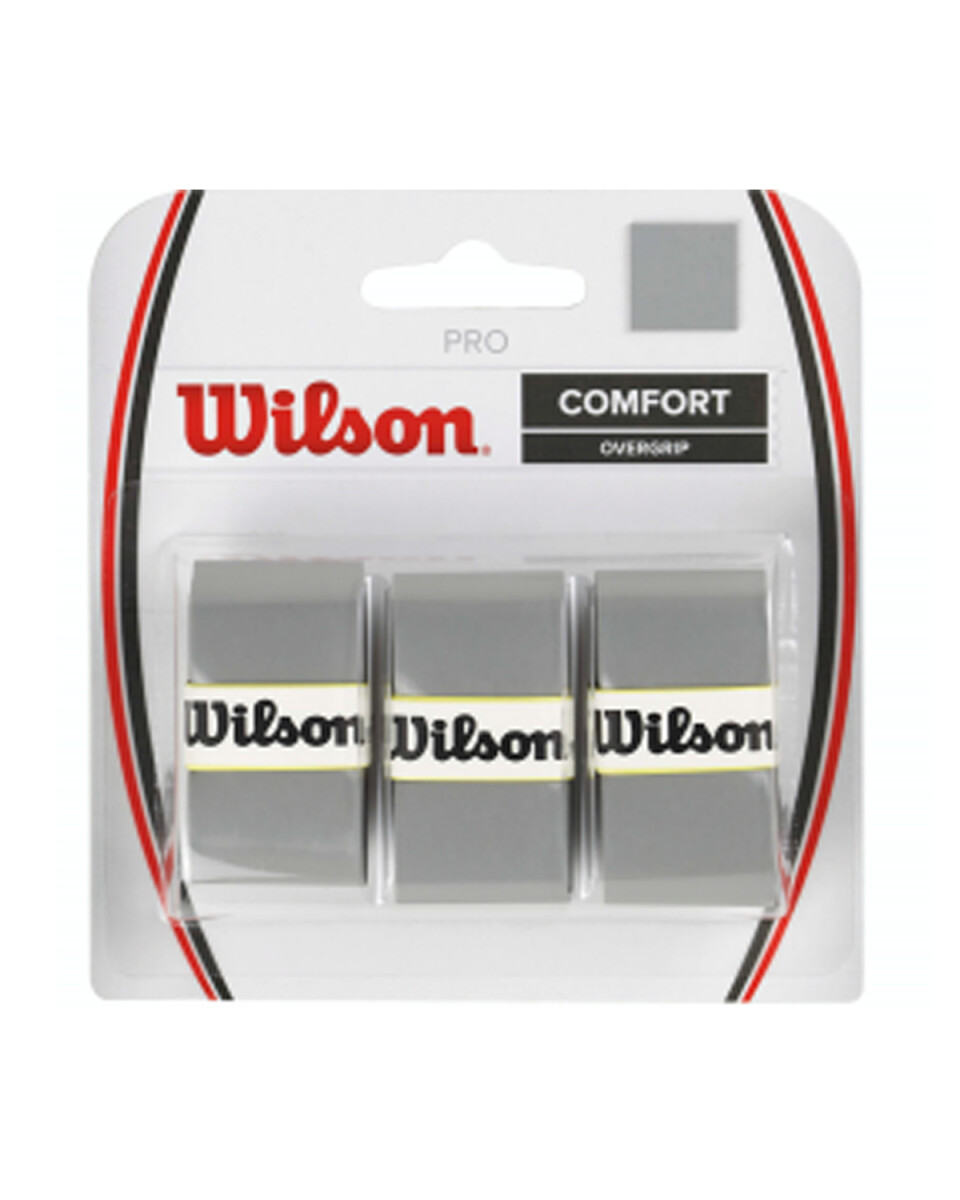Overgrip para raqueta de Tenis Wilson Comfort Pro x3 unidades - Plateado 