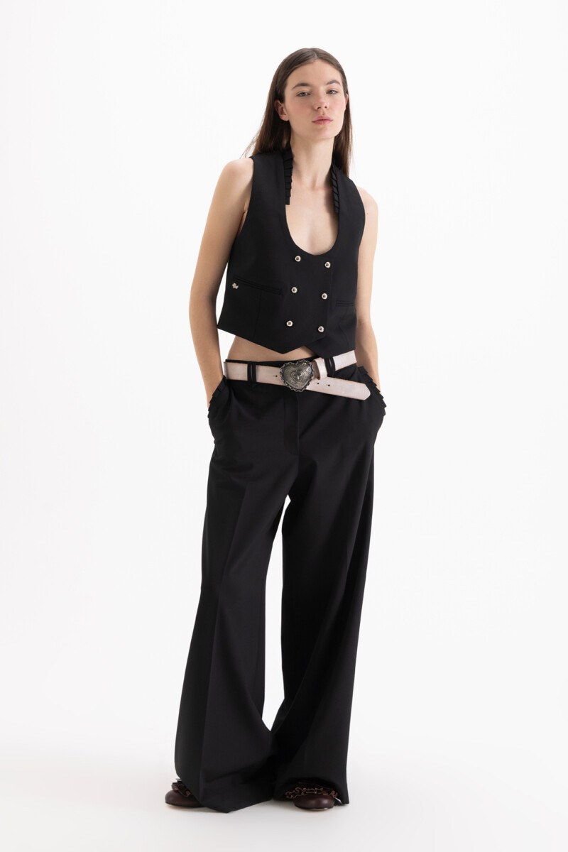 PANTALON CAPRI Negro