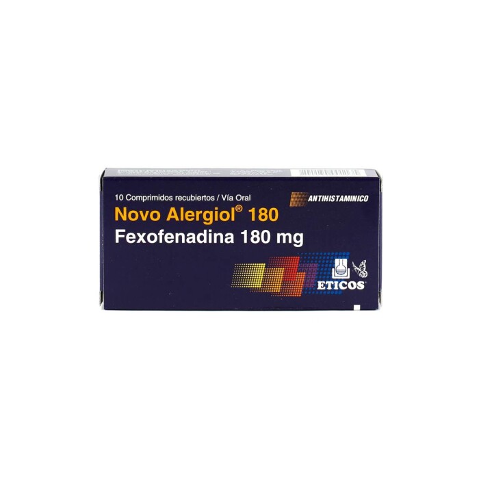 NOVO ALERGIOL 180 MG. CJ X 10 COMPRIMIDO única