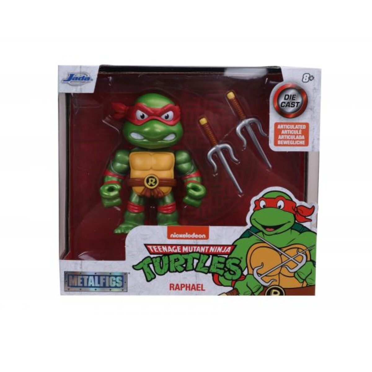 Figura Tortugas Ninja Raphael con Accesorios 