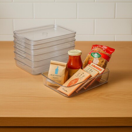 ORGANIZADOR ACRILICO CON TAPA 34X21,5X5,5CM ORGANIZADOR ACRILICO CON TAPA 34X21,5X5,5CM