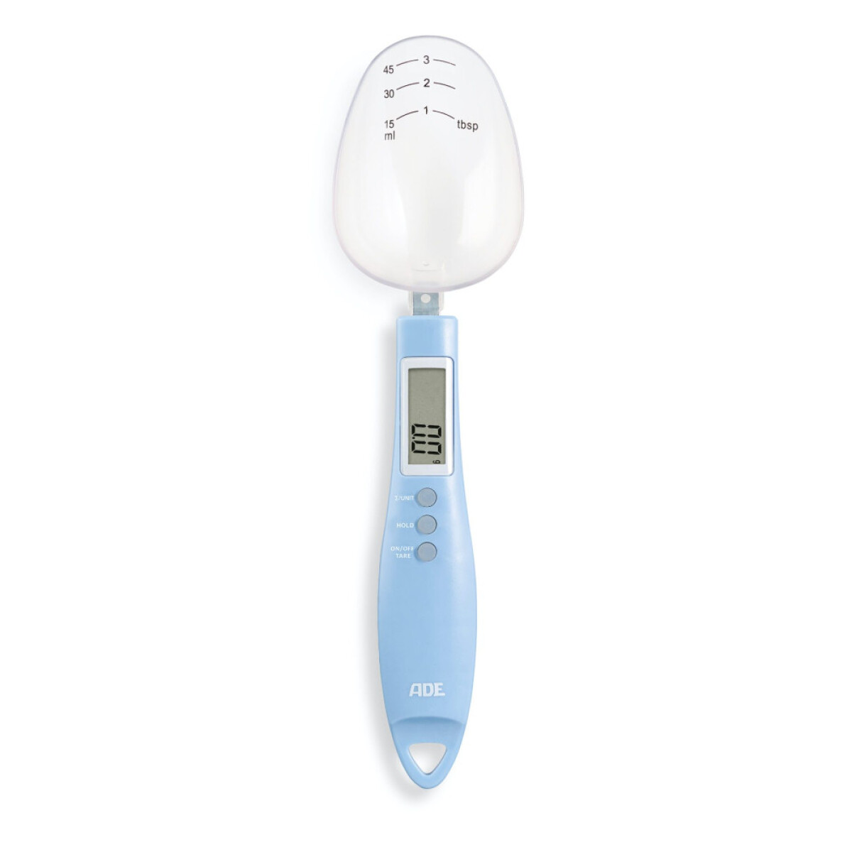 Báscula de comida de cuchara medidora de cocina Digital Multifunción  Digital Spoon Scale, peso de 0.1 gramos a 500 gramos Unidad de soporte G /  oz / gn / ct con 2 Aaa B