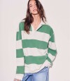 Sweater Polo Rayas Verde