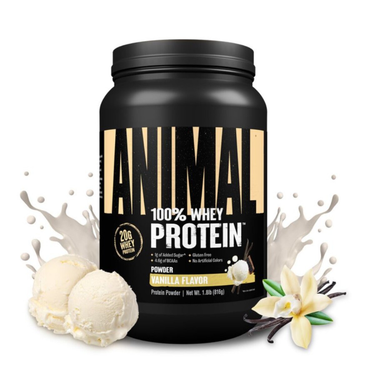 Proteina Isolado Animal Whey 2Lb Universal Universo Binario - VAINILLA 