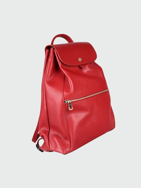 Longchamp -Mochila de cuero con solapa, Le Foulonné 0