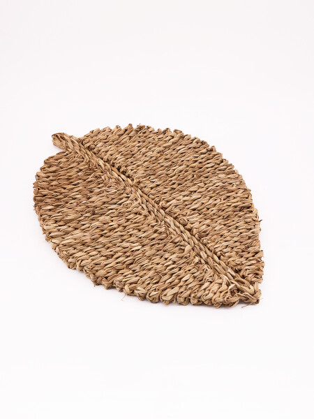 POSAFUENTE HOJA TEJIDA NATURAL