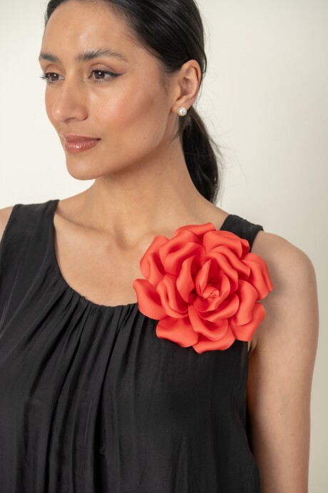 PRENDEDOR FLOR Rojo