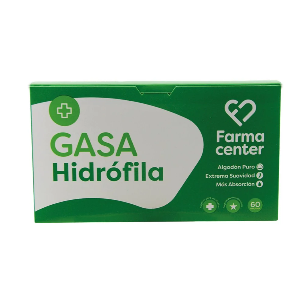 FARMACENTER GASA POTE X 60 UNID.