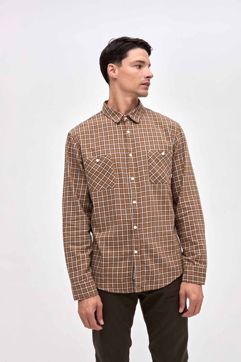 Camisa Roman - Camel 