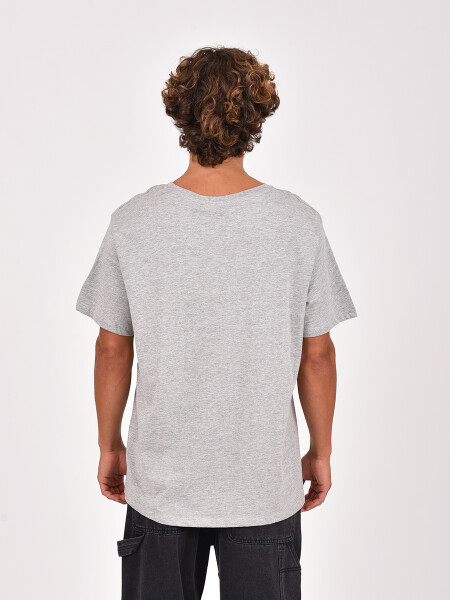 REMERA NAUPLIA GRIS MELANGE M