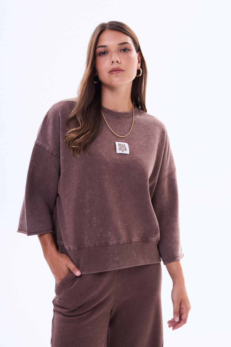 Buzo de felpa Guatape Marron