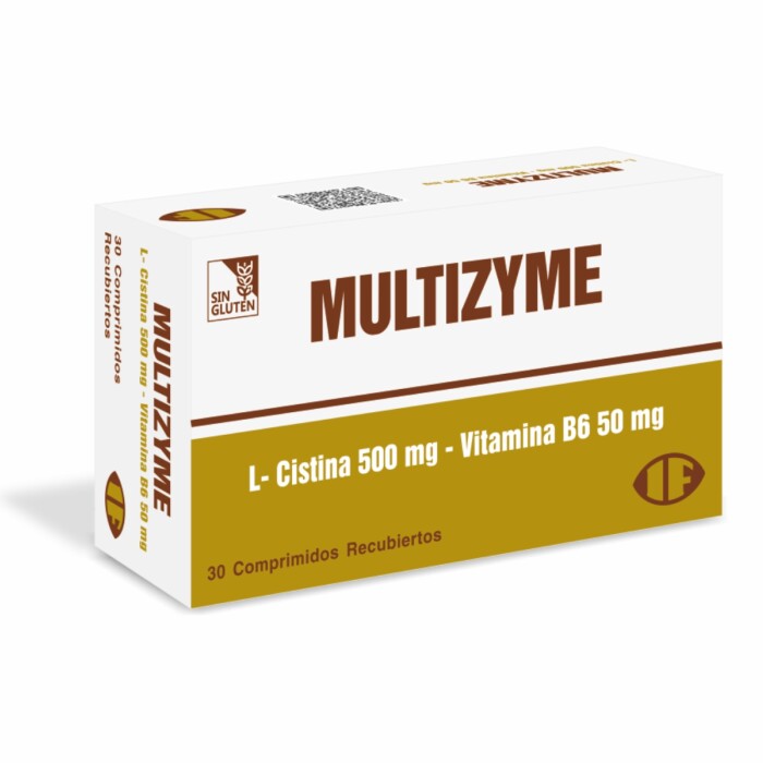MULTIZYME L-CISTINA CJ X 30 COMP. única
