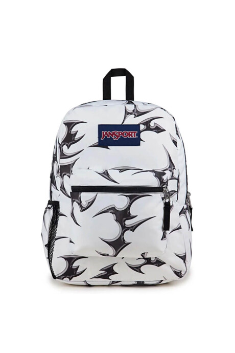 Mochila Cross Town - Unisex Cyber Silver White