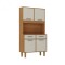 Kit mueble de cocina Pop Plus 4 puertas 2 cajones Cinamomo/Arena