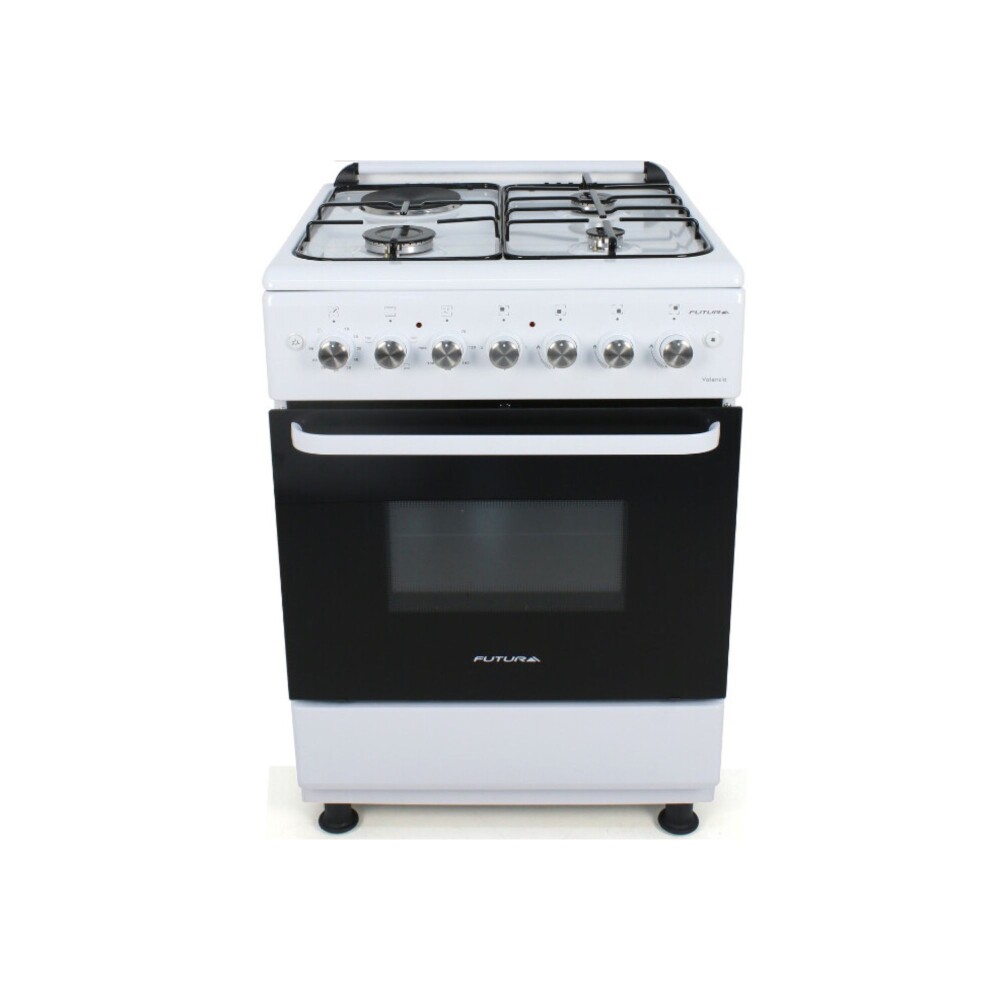 Cocina Combinada Futura Plus Valencia Fut-60cm31b Blanco