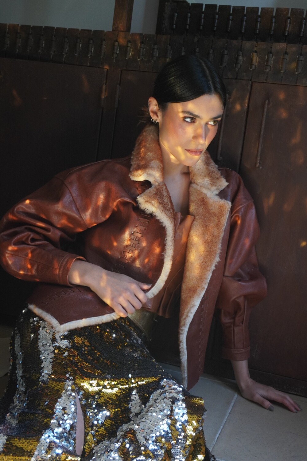 Campera Furor Caramel Corderito Camel